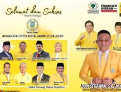 Soal Survei Internal Golkar, Budi Setiawan : yang Jelas Kita Dapat Kursi 8 di DPRD Kota Jambi