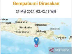 Gempa Magnitudo 5,3 Guncang Malang