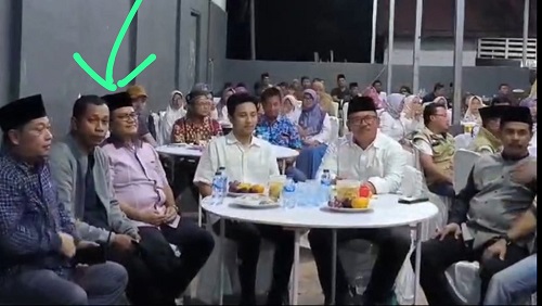 Oknum ASN Lurah Nekat Ikut Acara Bacawako Maulana