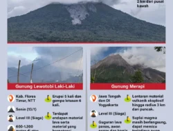 Siaga Darurat Aktivitas Tiga Gunung Api