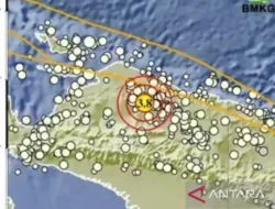 BMKG: Terjadi Empat Kali Gempa di Sulawesi dan Papua Selasa Dini Hari