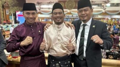 Potret Rocky Candra, Edi Purwanto dan Elpisina di HUT Provinsi Jambi ke-68