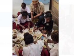 Rocky Candra Bersama Ketum PP Tidar Tinjau Makan Bergizi Gratis di Papua Tengah