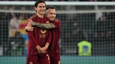 Gol Angelino Selamatkan Roma dari Kekalahan Saat Menjamu Napoli
