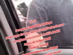 Rombongan Debt Collector ‘Bak’ Preman Cegat Mobil Warga Kota Jambi Di Tengah Jalan Raya