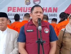 Polda Jambi Musnahkan Narkotika Senilai Rp17 Miliar Jaringan Internasional