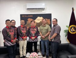 Pererat Silaturahmi FKPT Provinsi Jambi Sambangi Kabinda Jambi Marsma TNI Dwiana Pilihanto