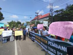 Warga Aur Kenali dan Mendalo Laut Kembali Demo PT SAS, Minta Hentikan Aktivitas Timbun Rawa