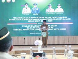 Hadiri Pelantikan Persatuan Purnawirawan Angkatan Darat, Wagub Sani Tekankan Menjaga Keutuhan NKRI