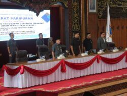 Gubernur Al Haris Sampaikan Tanggapan Pemerintah Terhadap Pemandangan Umum Fraksi-Fraksi Tentang Ranperda Pelaksanaan APBD 2024