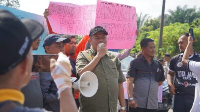 Serukan Ikut Tolak PT SAS, Janji Ketua DPRD Kota Jambi Ditagih Warga Aur Kenali