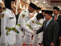 Gubernur Al Haris Kukuhkan 54 Anggota Paskibraka Provinsi Jambi Tahun 2025