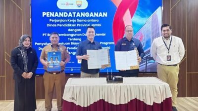 mou bank jambi dan dinas pendidikan provinsi jambi