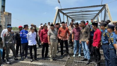 Anggota DPR RI Edi Purwanto Tinjau Pelabuhan Roro di Kabupaten Tanjung Jabung Barat 